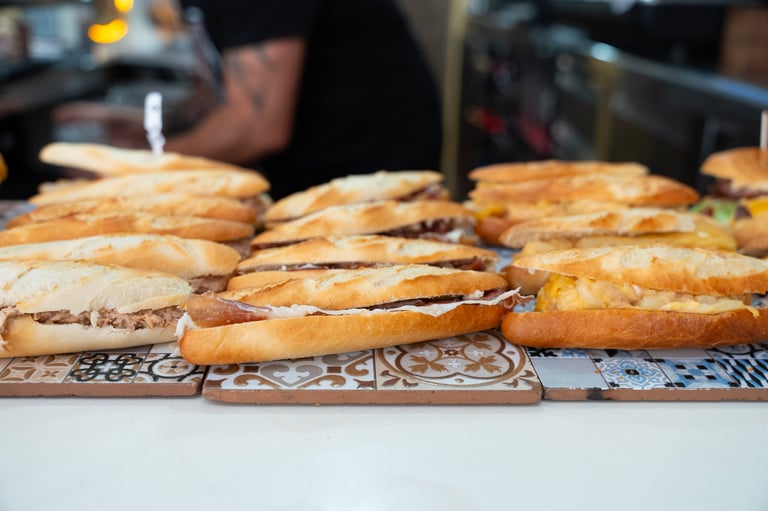 Bocadillos - Bocadillos tradicionales españoles